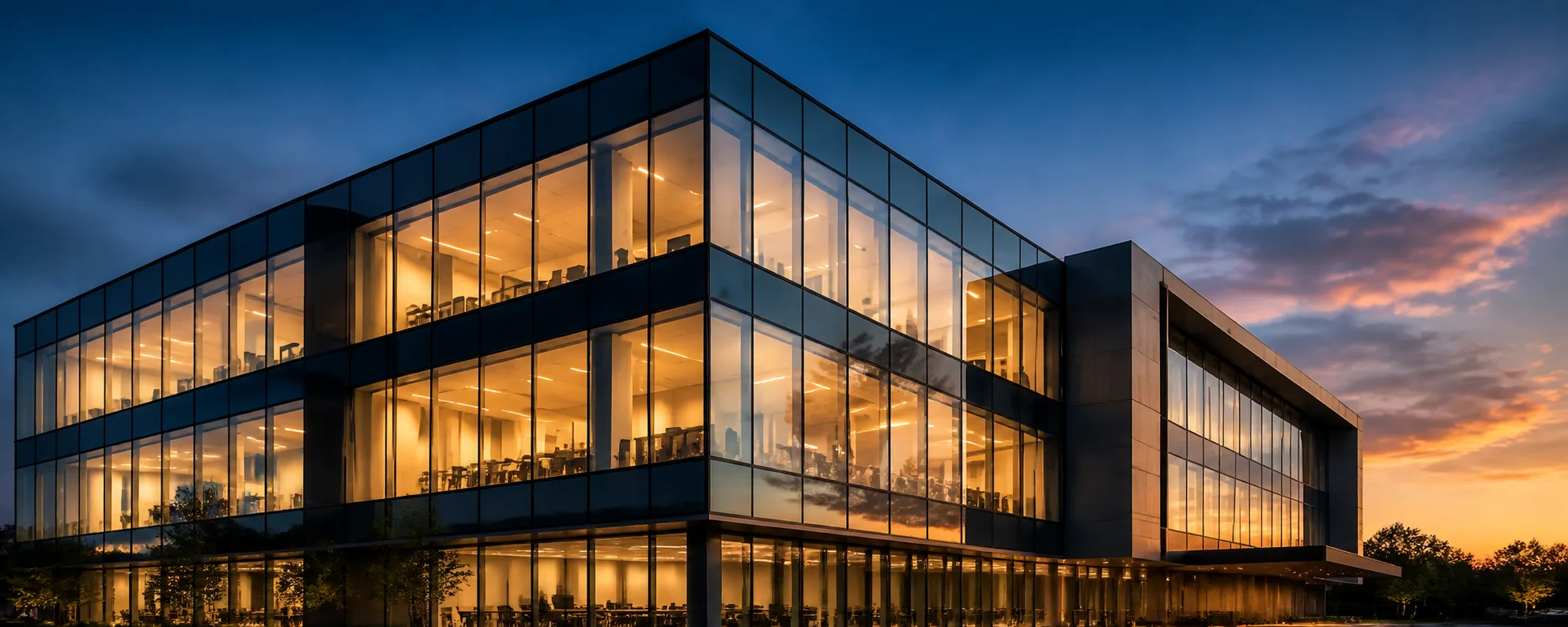 Immeuble de bureaux d’un groupe télécoms